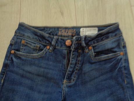 Elastické rifle, denim,34