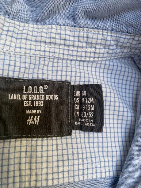 Košeľa, h&m,74