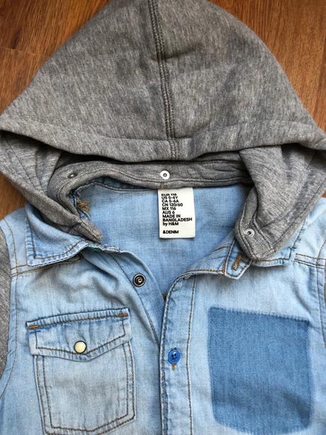 Rifľová košeľa h&m, h&m,116