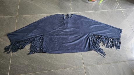 Semiš blúzka so strapcami, triasňami. western štyl, zara,s