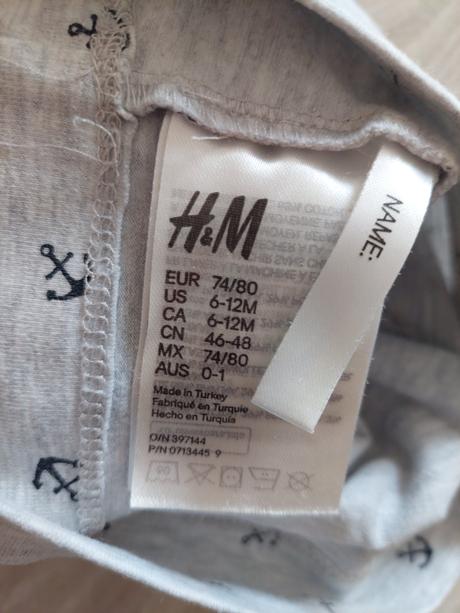 Namornicke ciapky, h&m,80