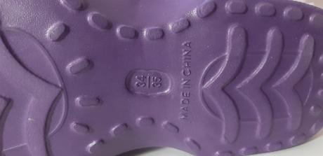 Zateplené gumené papuče, 34