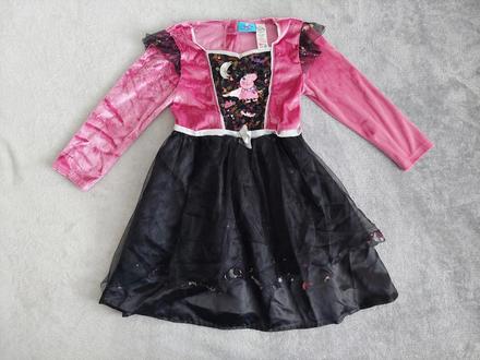 Prasiatko peppa pig čarodejnica šaty 104,