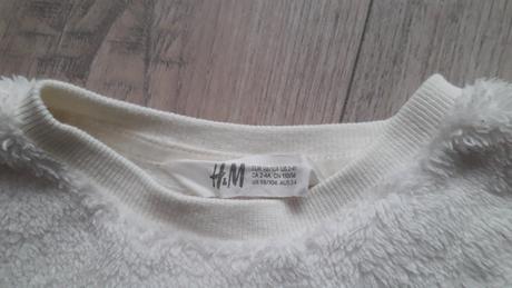 Fleesova mikina s mačkami, h&m,98