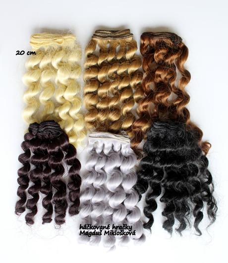 Vlasy pre handmade tvorbu,