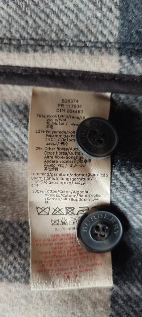 Burberry vlneny kabat, burberry,164