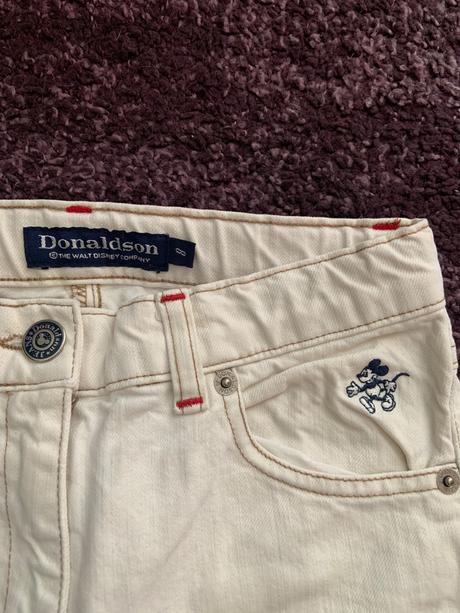 Netradičné vyšívané rifle mickey mouse, disney,128