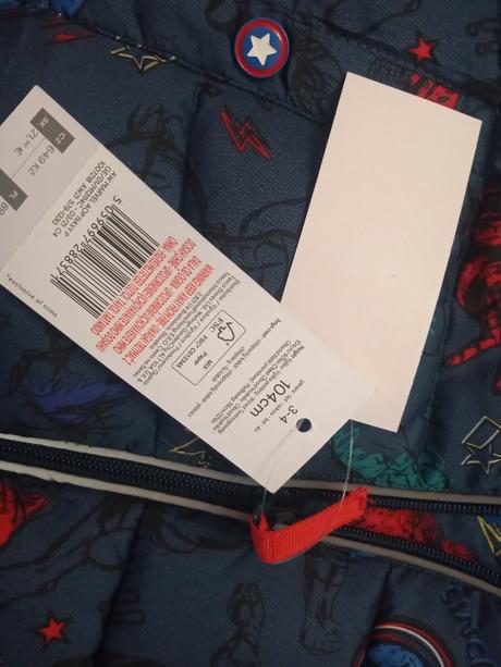 Zimná bunda marvel hrdinovia, f&f,104