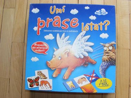 Hra albi - vie prasa lietať - umí prase létat, 