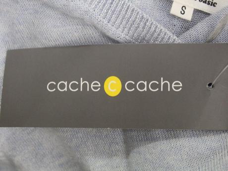 -s ozdobnými lakťami pulóver cache cache veľ. s, s