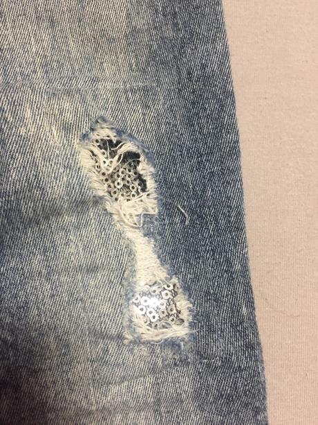 Moderne flitrove rifle slimky, primark,110