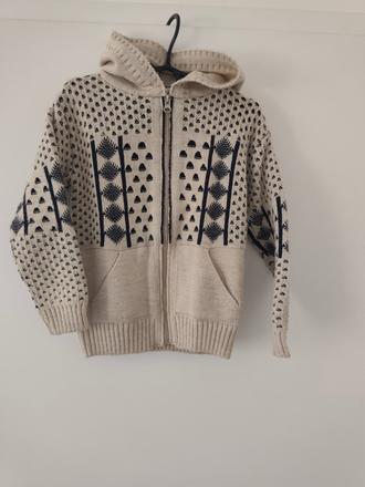 Chlapčenský sveter s kapucňou, h&m,116