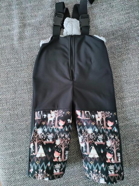 Zimušne softshellove nohavice, 74 - 140