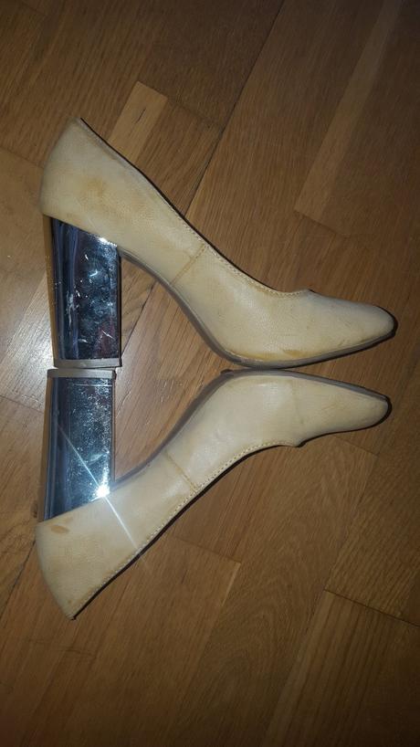 Bledohnedé topánky, h&m,38