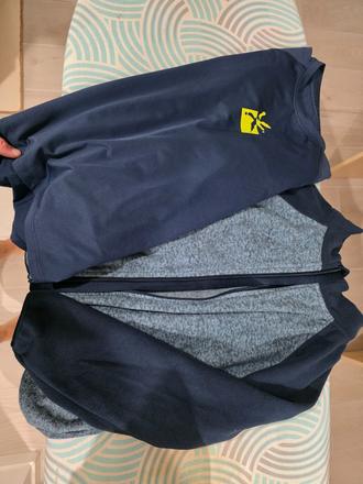 Chlapcenska flisova mikina termo 122-128, h&m,122