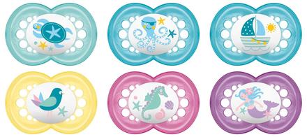 Mam silikónový cumlík original pearl 1ks, 6m+, mam