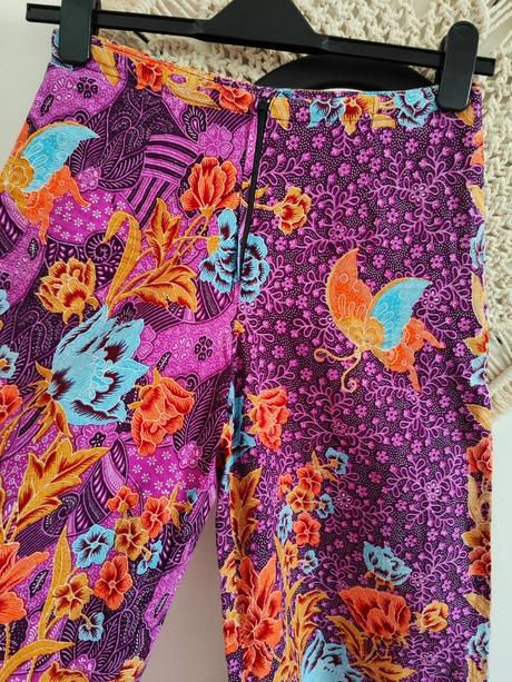 Široké letné nohavice, s