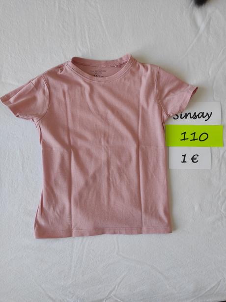 Tričká krátky rukáv, rôzne, sinsay,110
