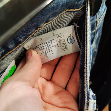 Vyšúchané slim rifle veľ. 42, 42