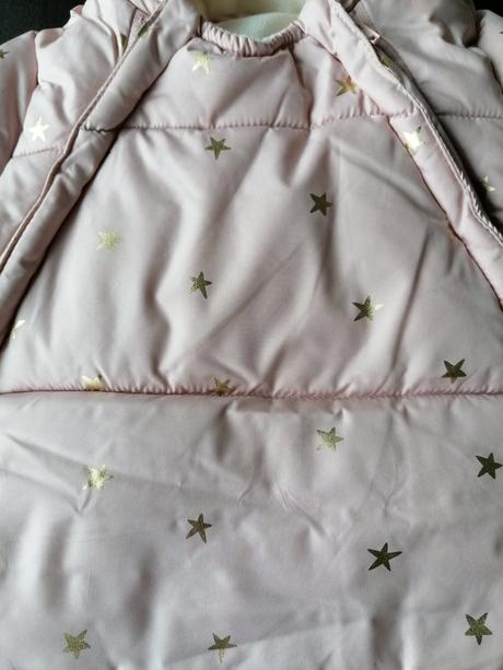 Ružový overal / fusak, h&m,62