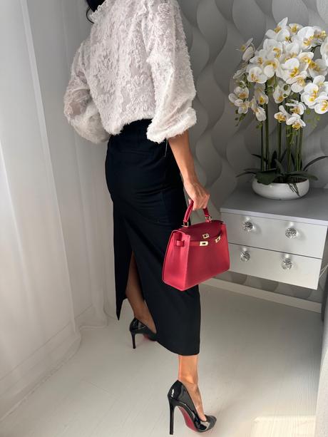 Zara - biznis midi sukňa, zara,xs