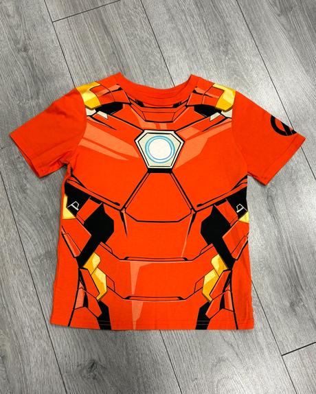 Iron man tričko veľ. 122/128, h&m,128