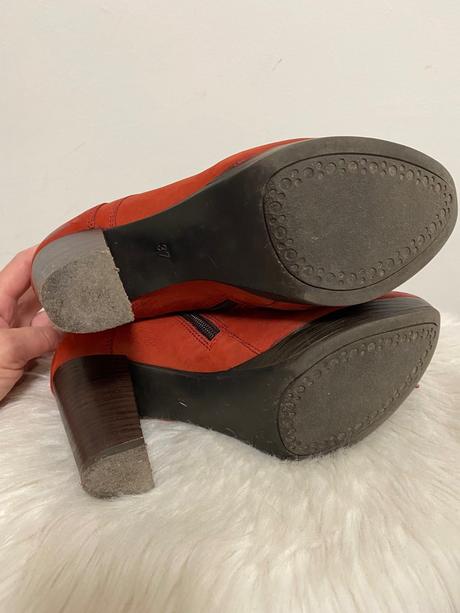 Kožené členkové čižmičky, 37