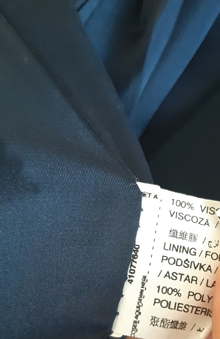 Mango tmavomodré krátke sako, mango,s