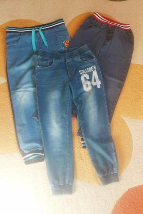 3ks detské nohavice, 140