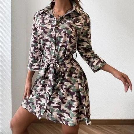 Maskáčové šaty, zara,s