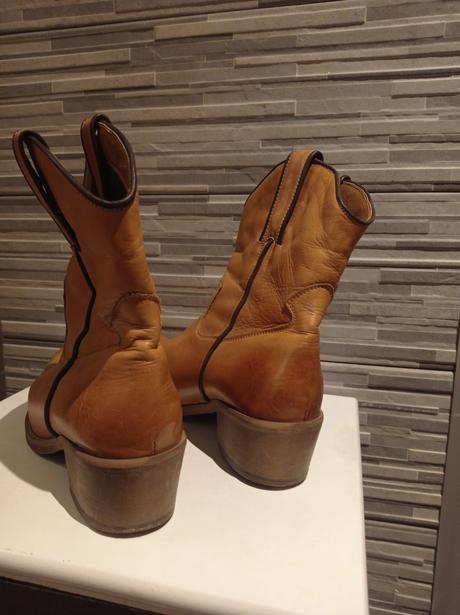 Kožené čižmy, zateplené, 40