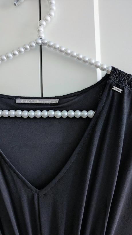 Elegantné čierne šaty gaudi, gaudi,m