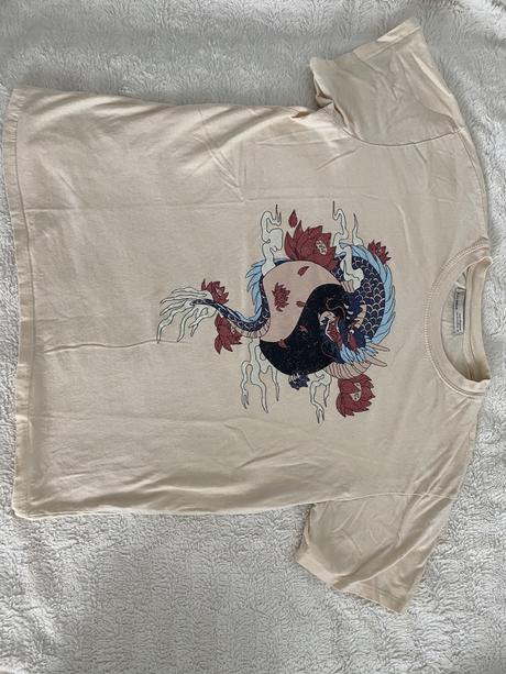 Tričko s potlačou, pull&bear,m