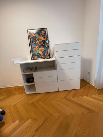 Prebalovací pult smastad + smastad / platsa komoda, 