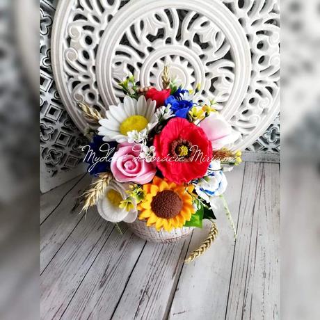 Voňavé mydlové kytice,