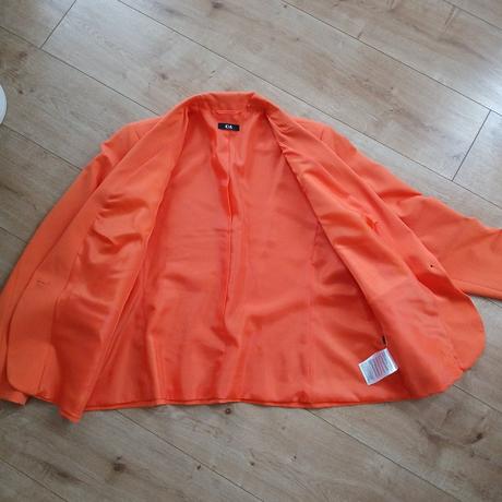 Koralovo-oranžové dámske sako, c&a,48