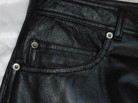 Luxusne panske kožene nohavice, 32 / m