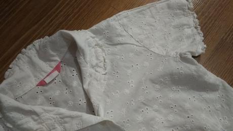 Biela moderná bluzka 122-128, john lewis,128