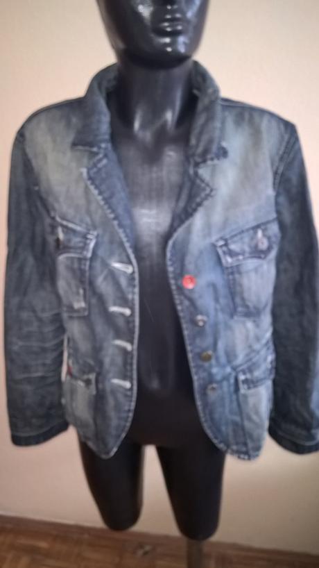 Riflová bunda, denim,38