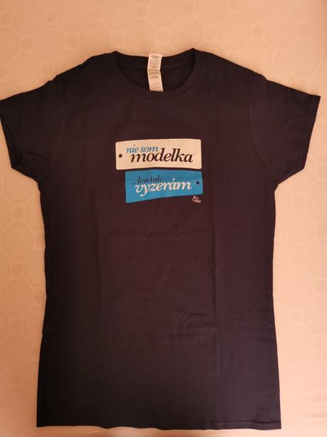 Tričko s nápisom ,,modelka,,, l