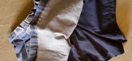 Riflová suknička (podšité nohavičky), m