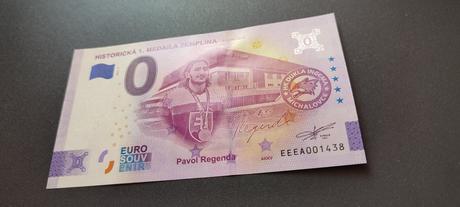 Regenda eurobankovka, 