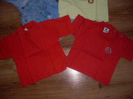 Cena spolu-balík tričká /tričko a kraťasy na 1-3 r, 86–98