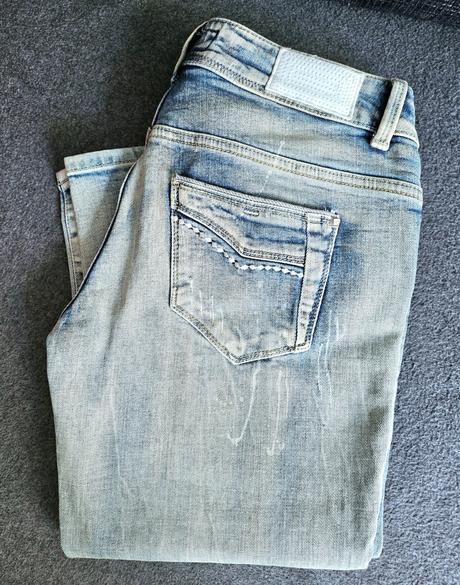 Džínsy bershka 7/8, bershka,38