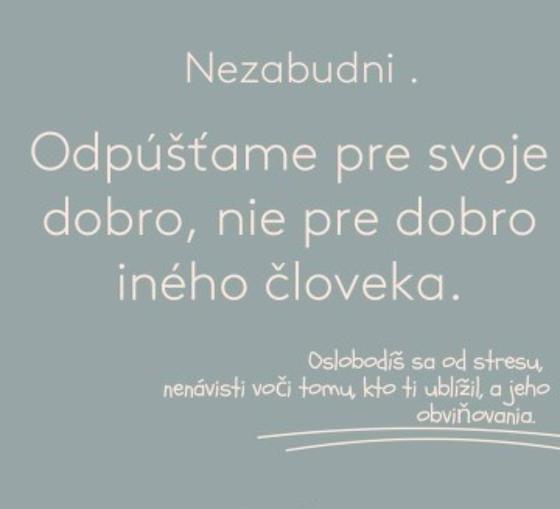 🎭 Prečo neodpustenie ničí zdravie