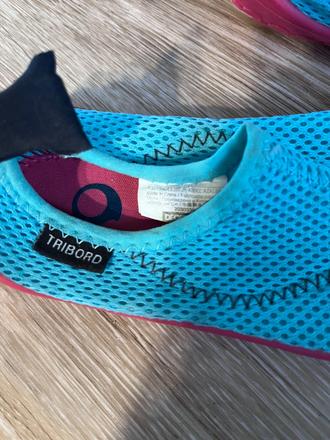 Topánky do vody raz použité, tribord,32