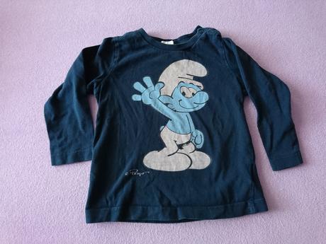 Tricko smolko + body gratis, h&m,80