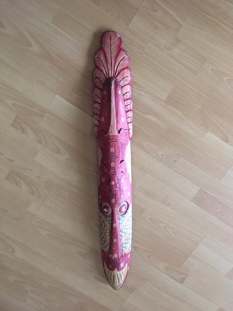 Maska drevena dekoracia, 