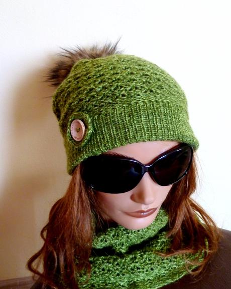 Hackovane, pletene supravky -ciapky pre dospelych, 38 - xxl