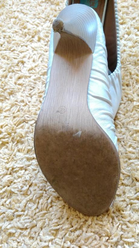 Bielo-sivé lodičky, baťa,40